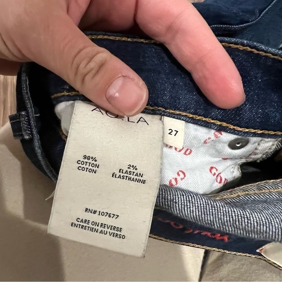 Alice + Olivia Good High Rise Jean With Front Slit - Picture 6 of 10